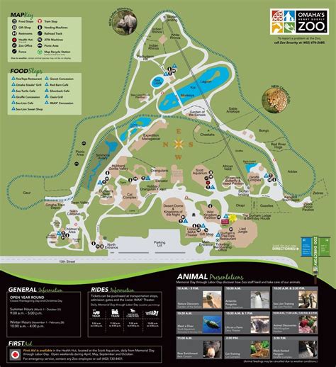 Omaha Henry Doorly Zoo - Maps - Maplets Visit Omaha, Omaha Zoo, Zoo ...