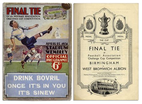 Sell Your Original 1933 FA Cup Finals Program at Nate D. Sanders Auctions