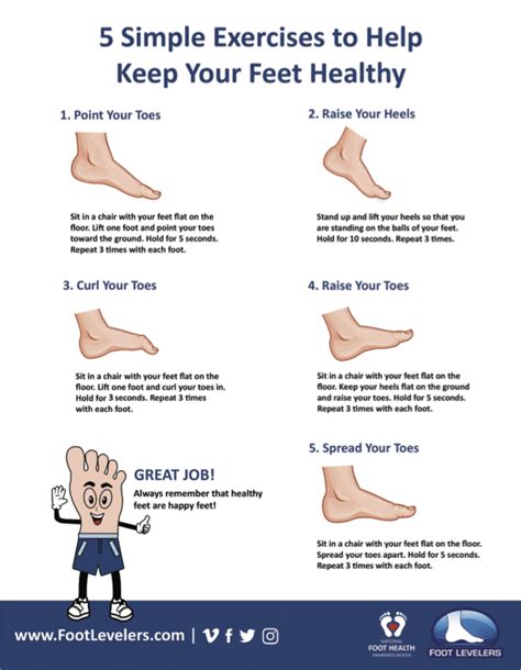 5 Simple Exercises to Help Keep Your Feet Healthy