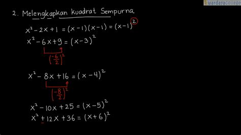 Cara Menyelesaikan Persamaan Kuadrat Dengan Memfaktorkan - Pskji.org