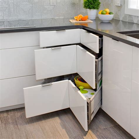 Corner Drawer With Solid Birch Wood Drawers | Superior Cabinets