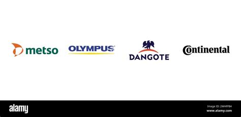 Continental Wordmark, Dangote, Olympus, Metso. ector illustration ...