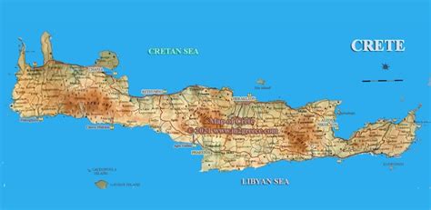 Maps of Crete