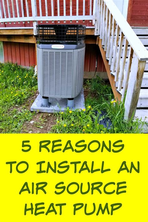 5 Reasons to Install an Air Source Heat Pump | Electric heat pump, Heat ...