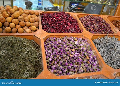 Spices at the Dubai Souq in Deira Stock Photo - Image of united ...