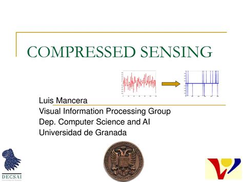 PPT - COMPRESSED SENSING PowerPoint Presentation, free download - ID:761302