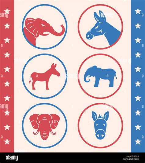 Usa political parties symbols hi-res stock photography and images - Alamy