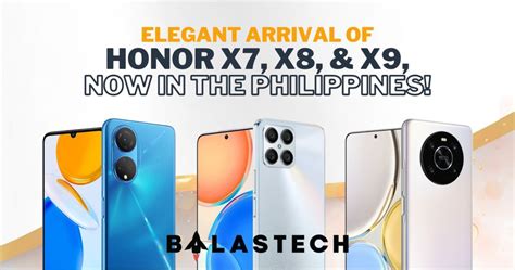 Elegant arrival of HONOR X-Series: X7, X8, & X9, now in PH