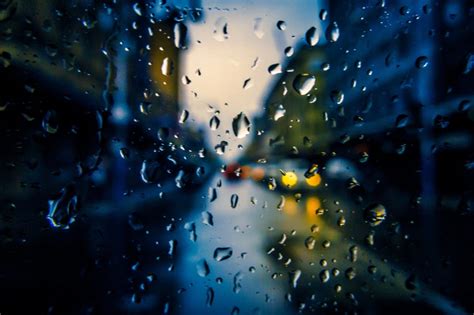 Rain On Window Royalty-Free Stock Photo