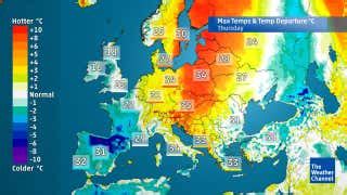 Europe weather: Latest five-day temperature forecast - Videos from The ...