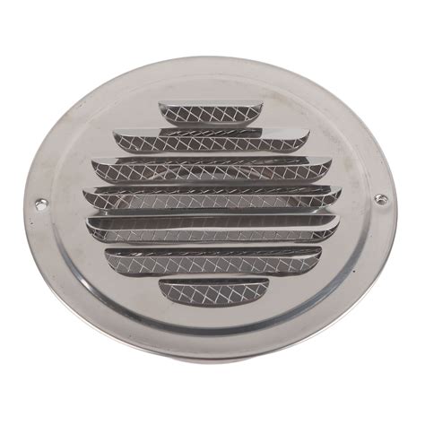 ZPSHYD Round Air Vent Louver, Soffit Vent Cover Stainless Steel Wall ...