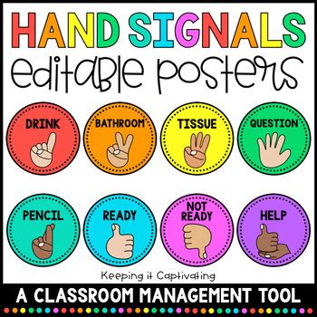 9+ Classroom Hand Signals Pdf - MichaelLyra