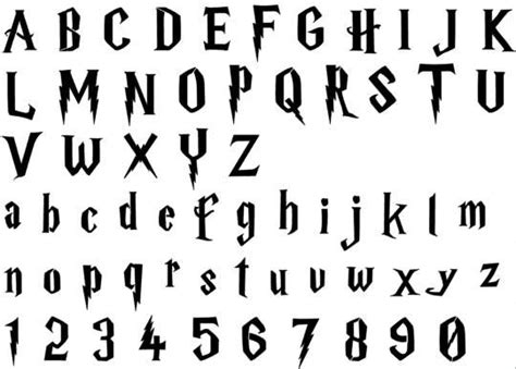 Harry Potter Font Download