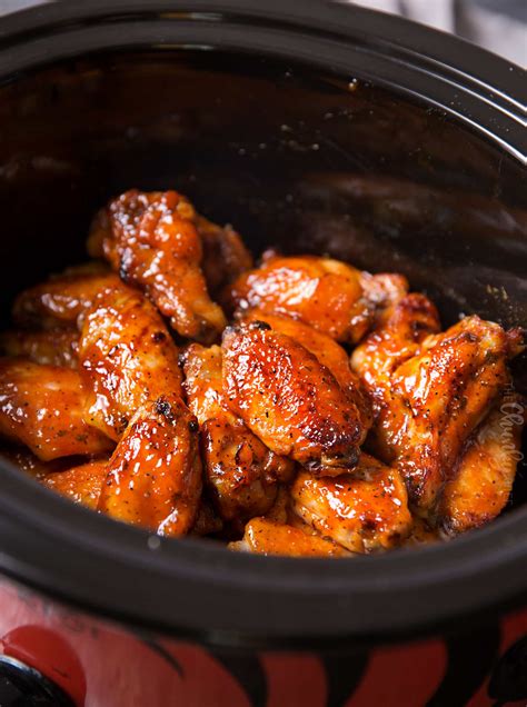 slow cooker buffalo chicken wings