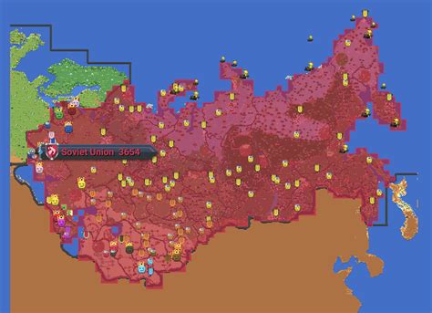 Map of Soviet Union (USSR), took me five hours to make : r/Worldbox