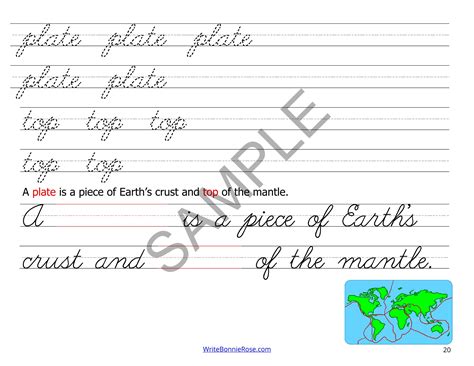 Handwriting Practice with Science-Cursive | Made By Teachers