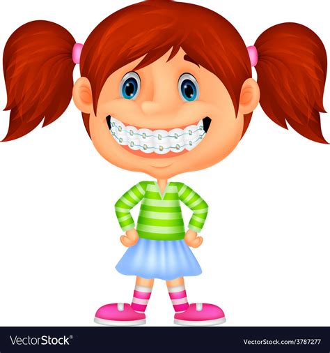 Young children cartoon smiling Royalty Free Vector Image