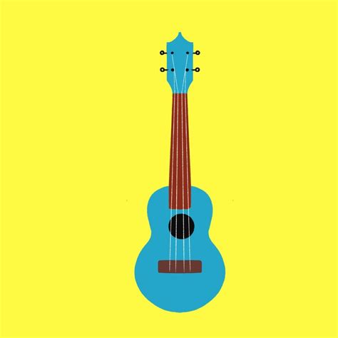 Animated and Clipart Guitar illustration