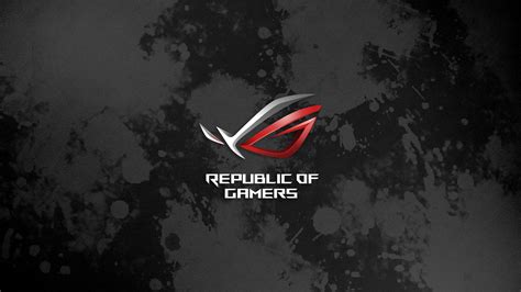 Asus Rog Logo Republic Of Gamers 4k Wallpaper Hdwallpaper Desktop Images