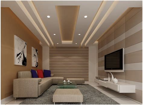 10 Simple False Ceiling Design For Living Room In 2020