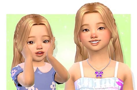 URBANSIMS FINDINGS — PIA HAIR - Toddler and Child Conversion ... Sims 4 ...