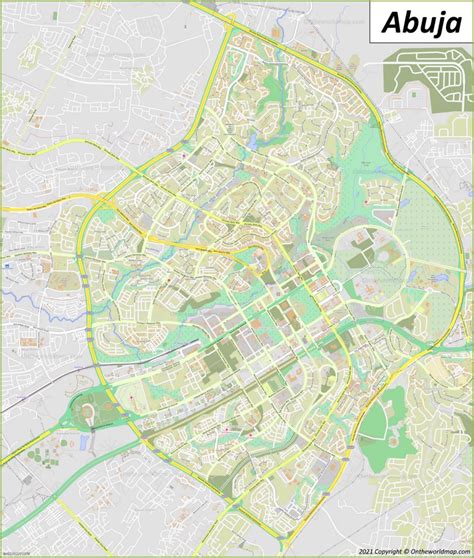 Abuja Map | Nigeria | Detailed Maps of Abuja