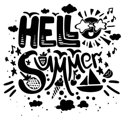 Hello summer vector poster 13122966 Vector Art at Vecteezy