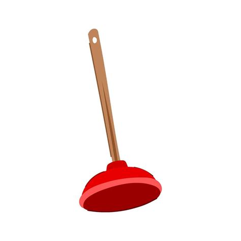 toilet plunger cartoon illustration 47527520 Vector Art at Vecteezy