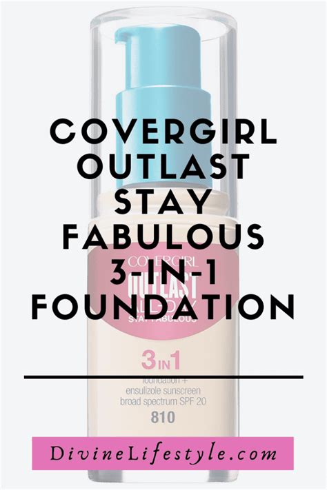 COVERGIRL Outlast Stay Fabulous 3-in-1 Foundation Makeup