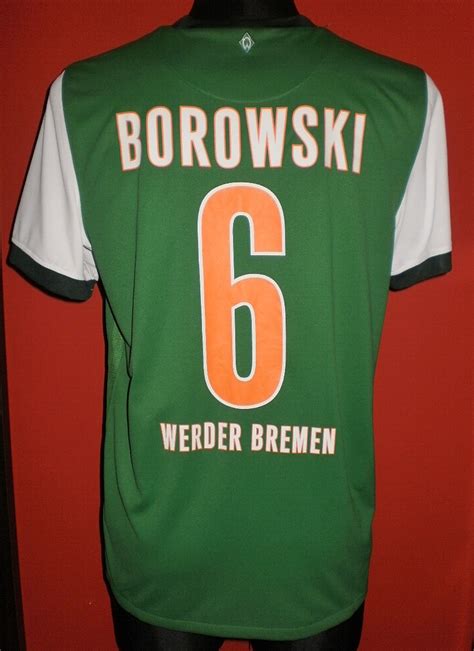 Werder Bremen Home football shirt 2009 - 2010. Sponsored by Targobank