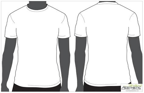 Outline Of A T Shirt Template | Free download on ClipArtMag