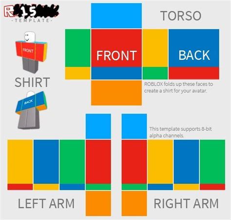 Roblox Shirt Template Example