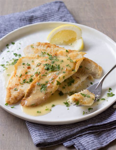 Fillet of Sole with Lemon-Wine Pan Sauce / Jill Silverman Hough