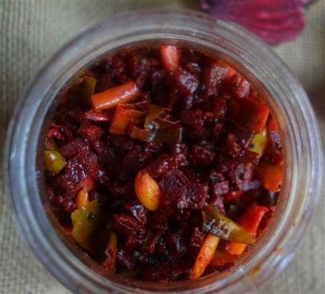 Beetroot Pickle | How to make beetroot pickle - Spicy Kitchen