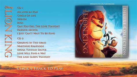 Various Artists The Lion King Original Soundtrack