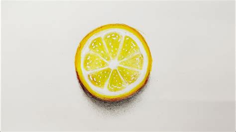 Lemon Wedge Drawing