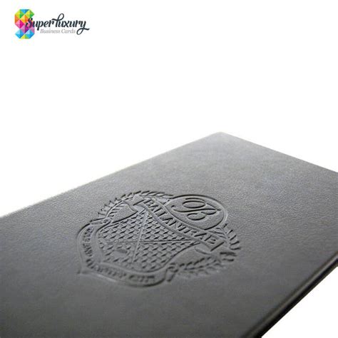 DEBOSSED Business Cards | SUPER LUXURY BUSINESS CARDS