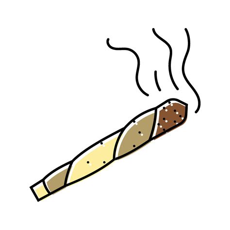 marijuana joint color icon vector illustration 35274838 Vector Art at ...