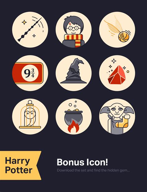 Harry Potters Icons | Iconstore