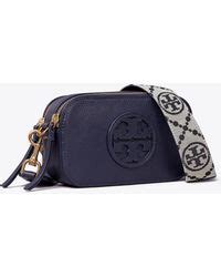 Tory Burch Mini Miller Linen Crossbody Bag | Lyst Canada