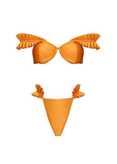 ANDREA IYAMAH MULAN BIKINI - SUNSET GOLD – Andrea Iyamah