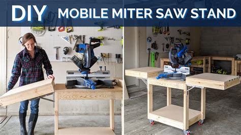 How To Build A Portable Miter Saw Stand | Brokeasshome.com