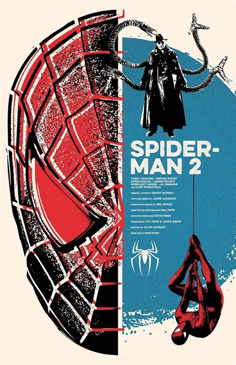 Spider-man 2 Film Poster - Etsy