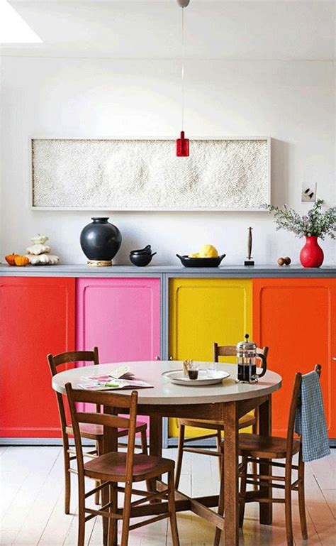 colorful-kitchen-cabinet-decor | HomeMydesign