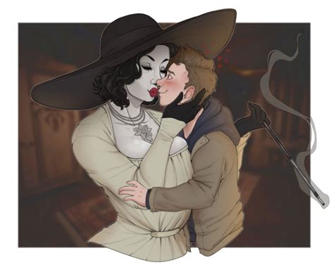 [Commission] Lady Dimitrescu x Ethan Winters from RE: Village for ...