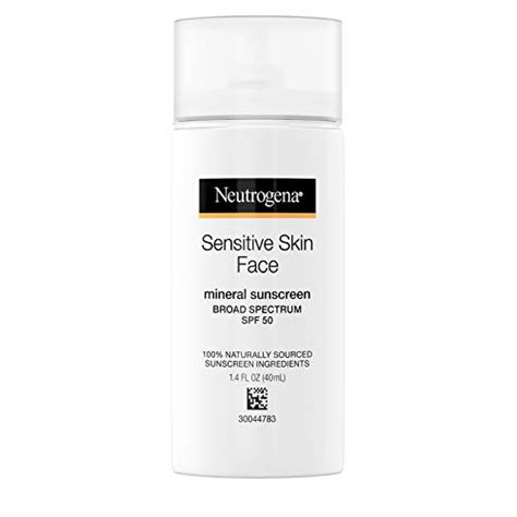 Buy Neutrogena Sensitive Skin Face Liquid Mineral Sunscreen with Broad ...