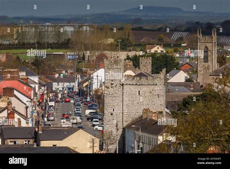 A view down the main street of Ardee, showing Ardee Castle ( St Leger's ...