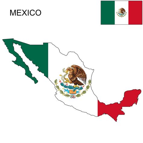 Mexico Flag Map and Meaning | Mappr