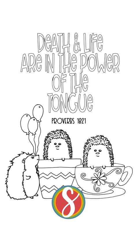 Free Proverbs Coloring Pages - Bible Coloring Sheets — Stevie Doodles