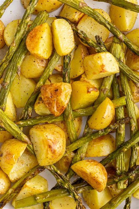 30-Minute Roasted Potatoes and Asparagus — Marley's Menu